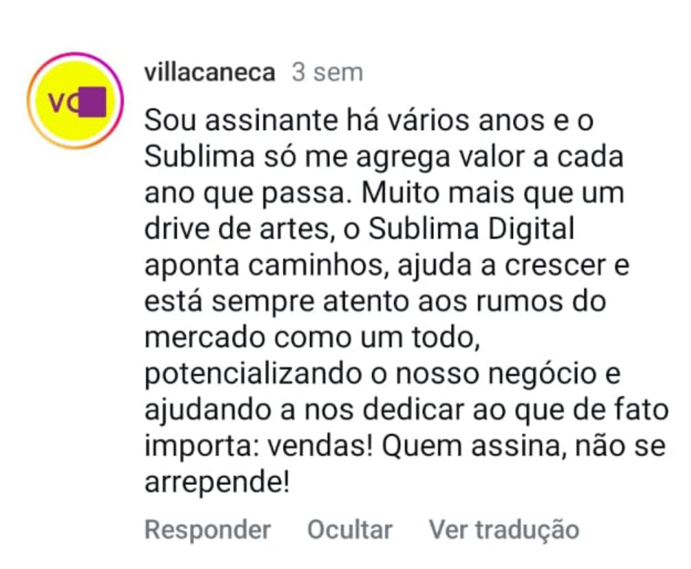 Depoimento Assinante